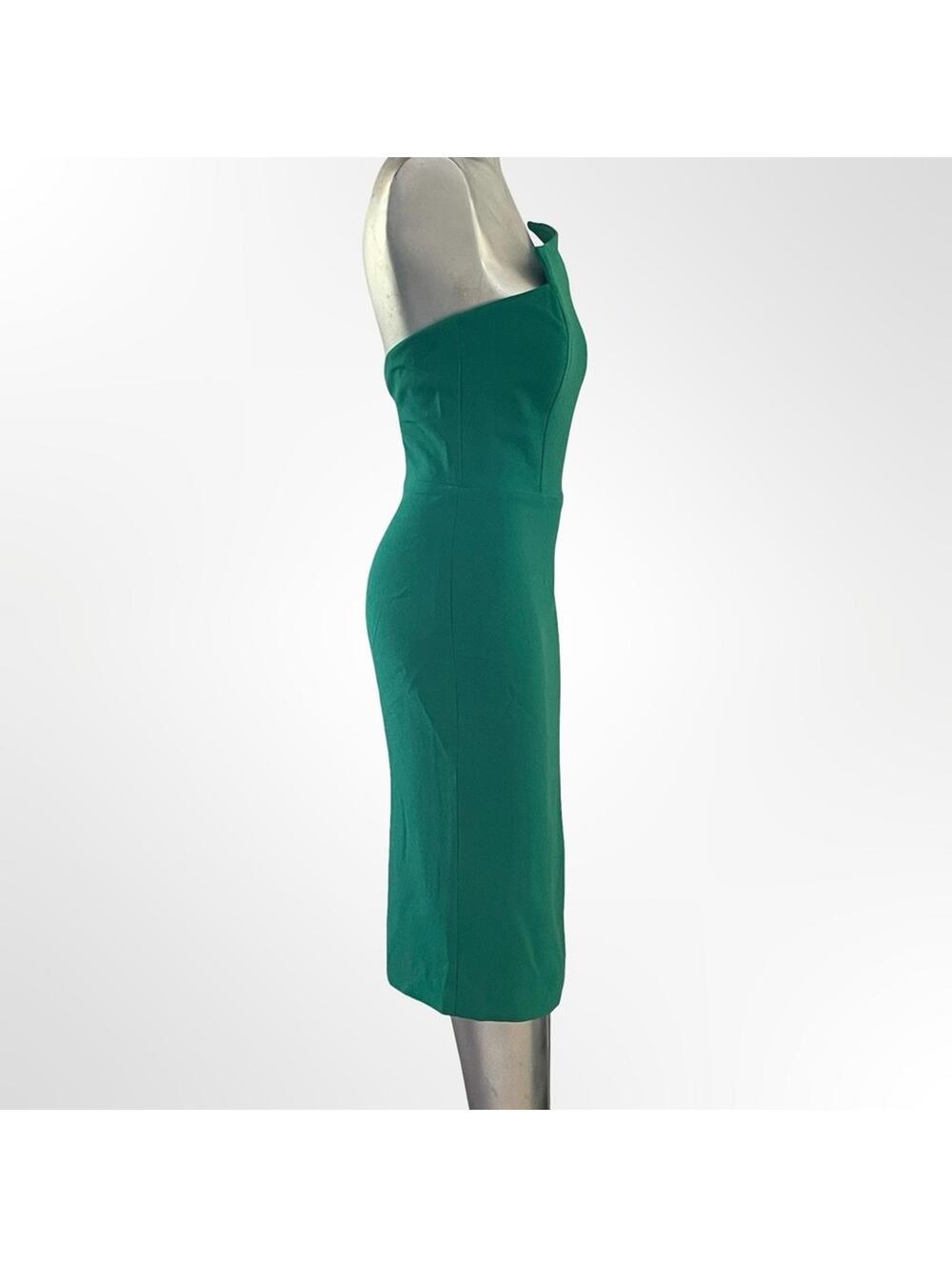 Aida Elegant Green Strapless Dress - Picture 2 of 7